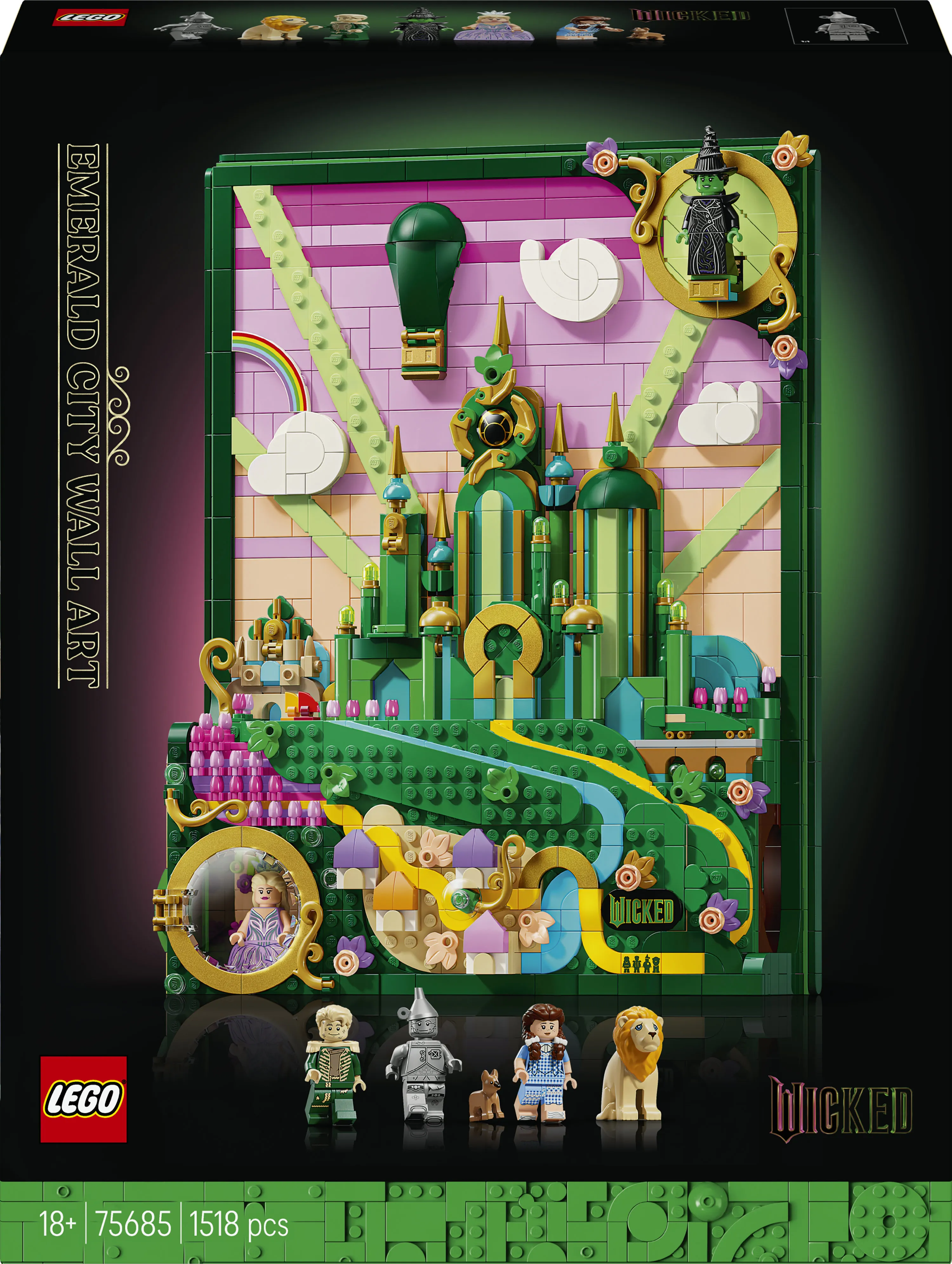 LEGO Wicked Emerald City v&auml;ggkonst 75685