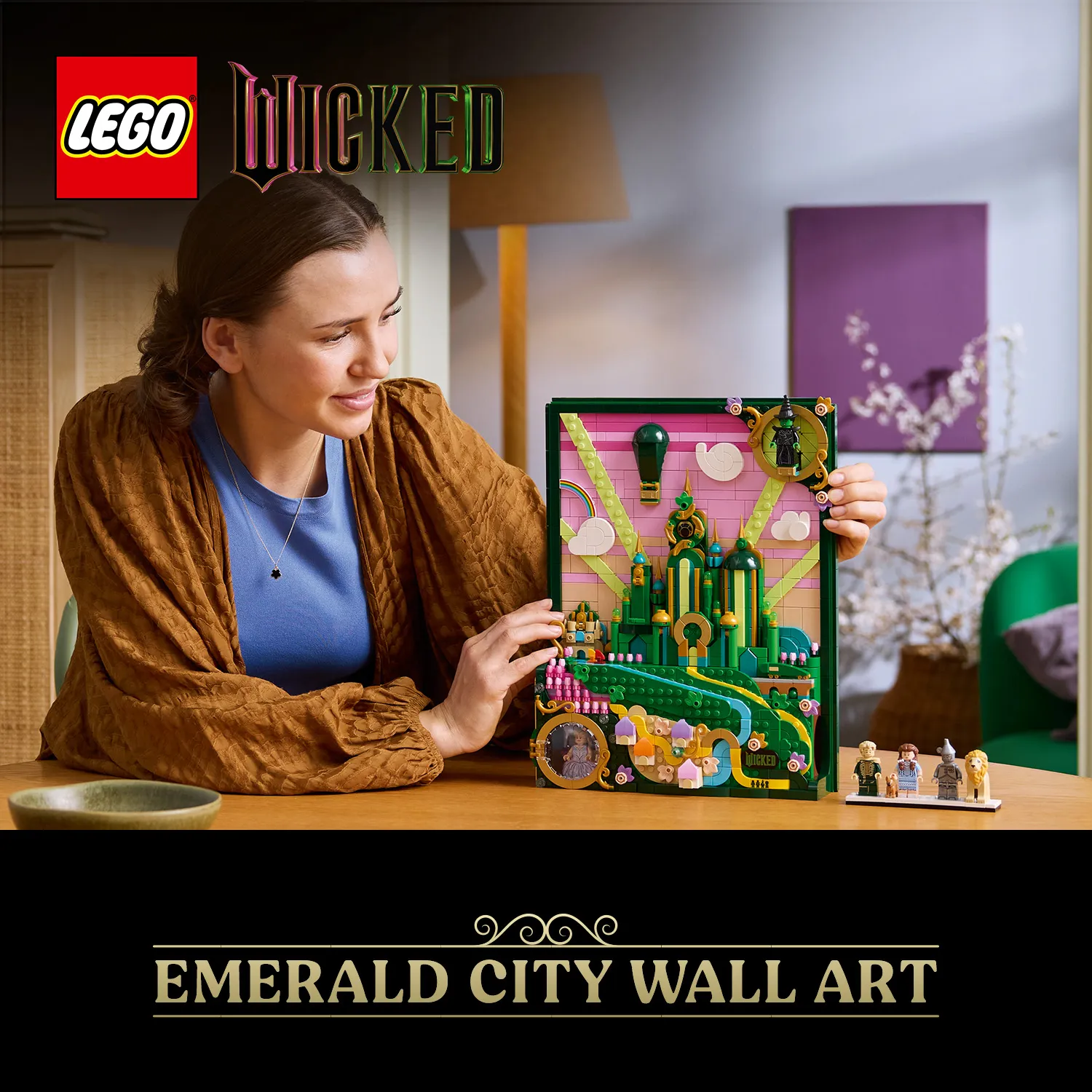 LEGO Wicked Emerald City v&auml;ggkonst 75685