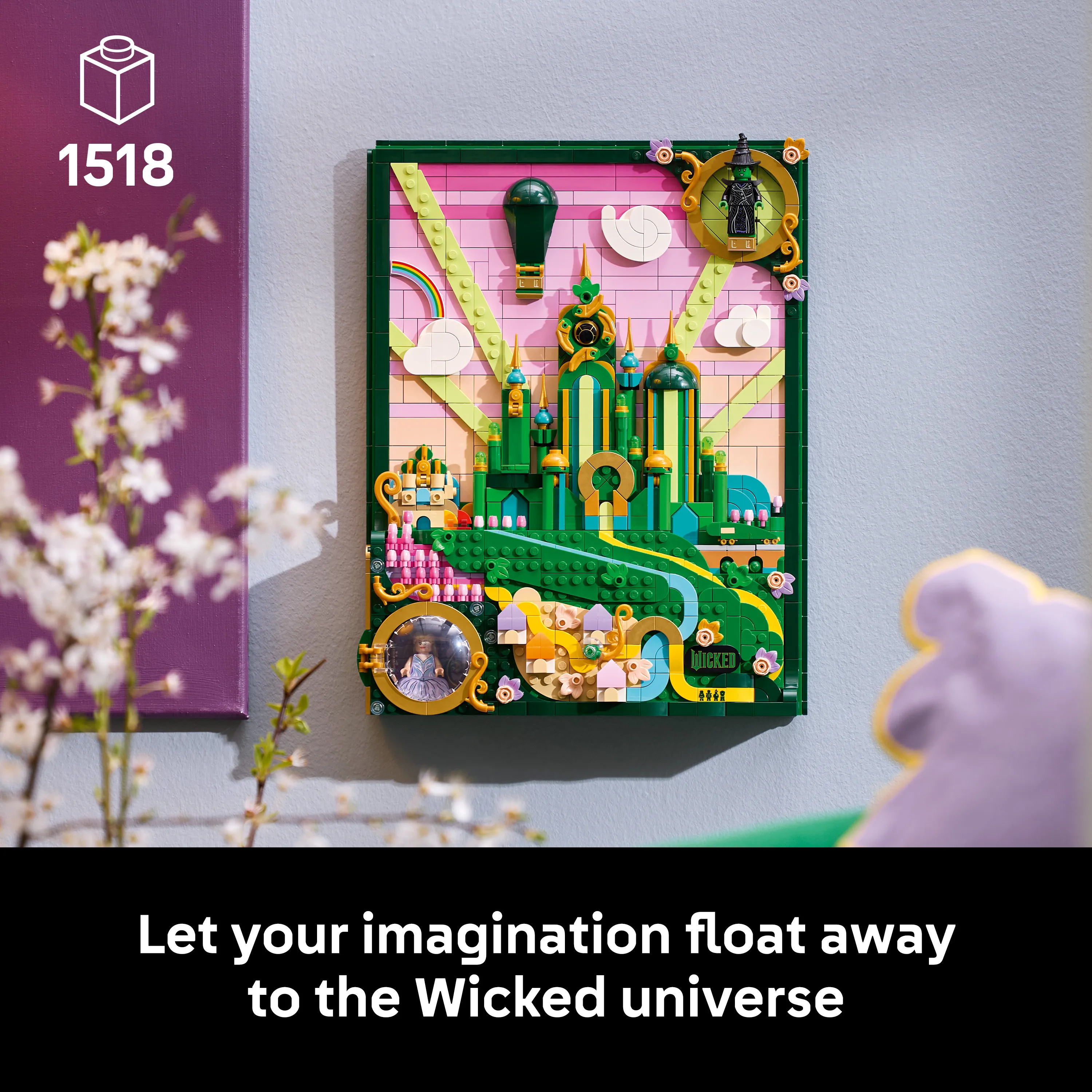 LEGO Wicked Emerald City v&auml;ggkonst 75685