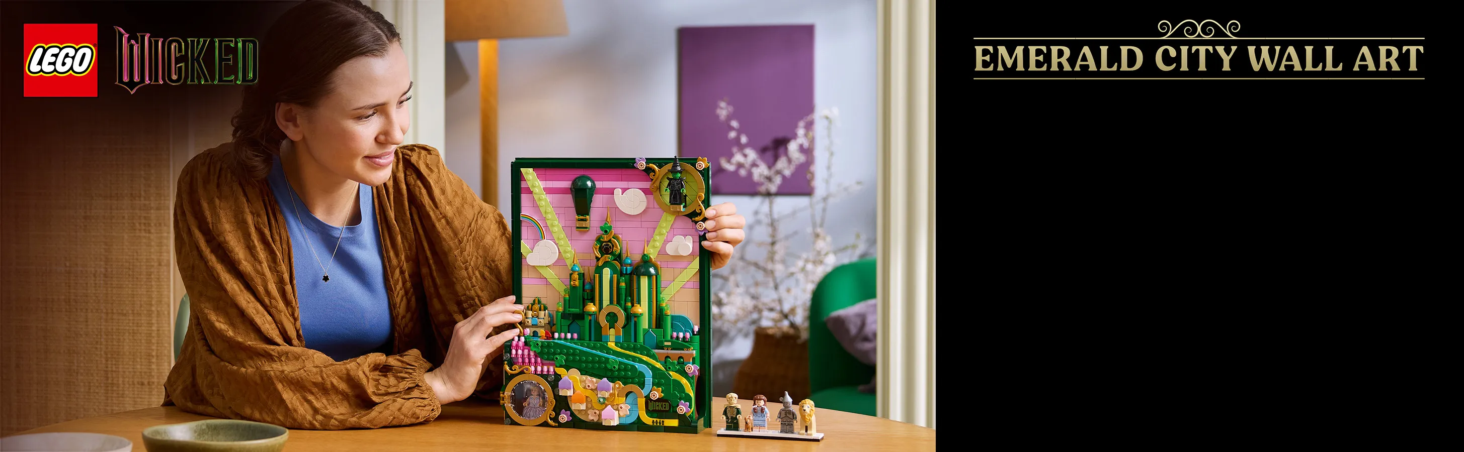 LEGO Wicked Emerald City v&auml;ggkonst 75685