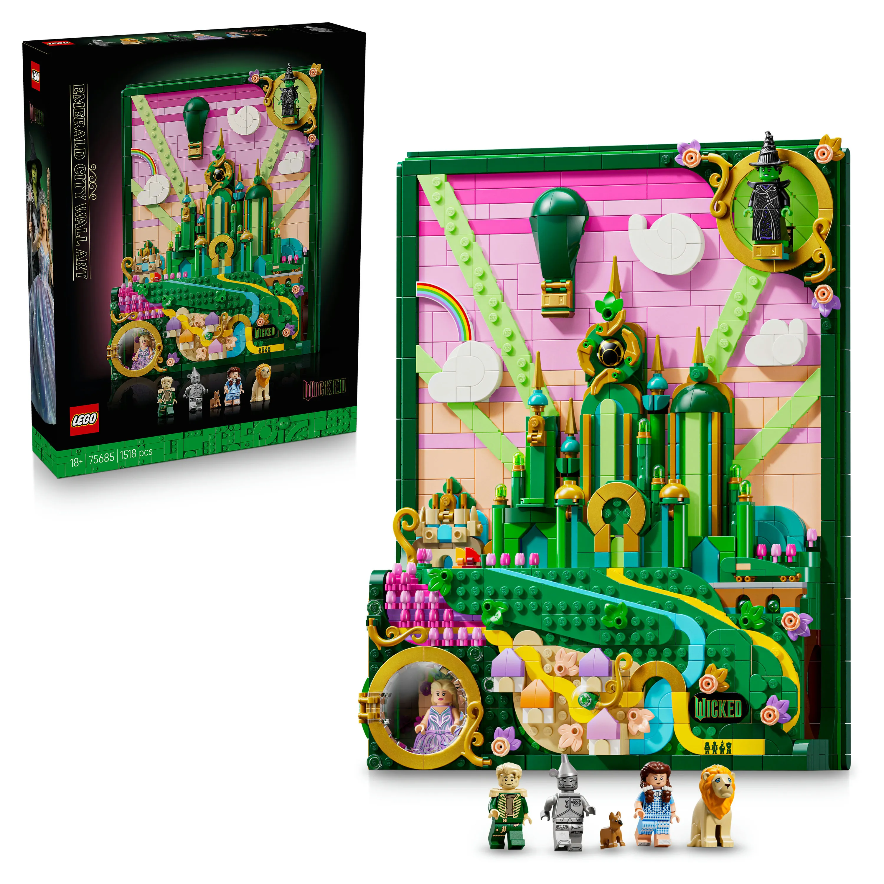 LEGO Wicked Emerald City v&auml;ggkonst 75685