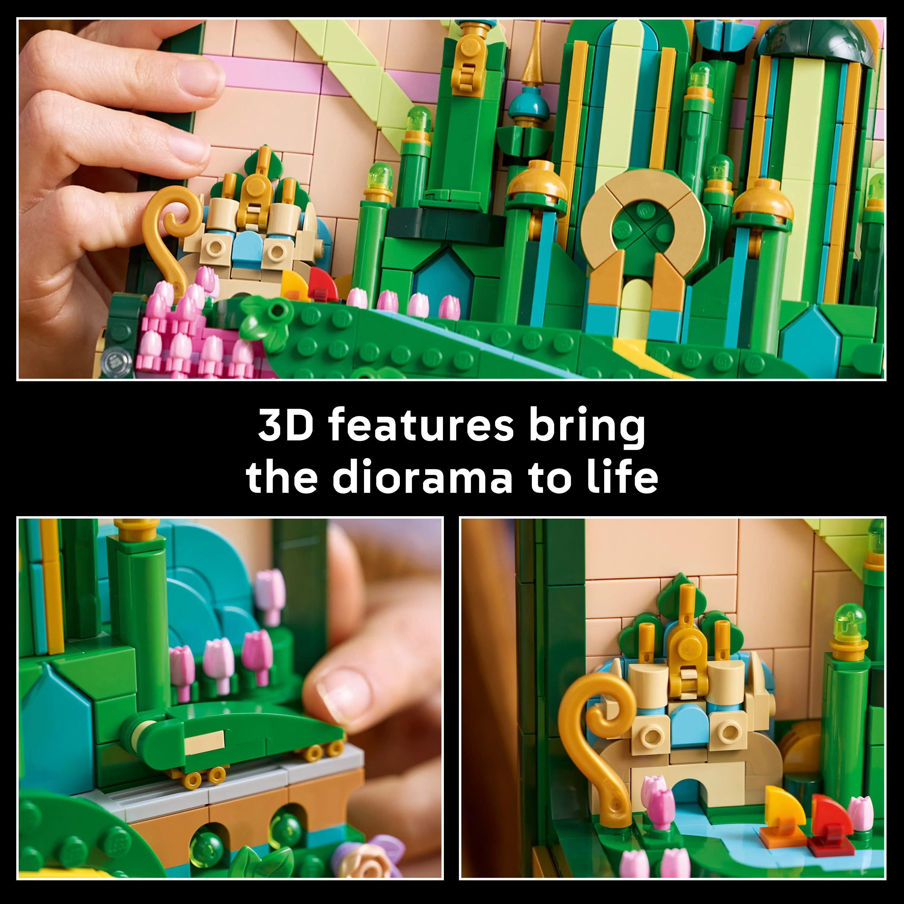 LEGO Wicked Emerald City v&auml;ggkonst 75685