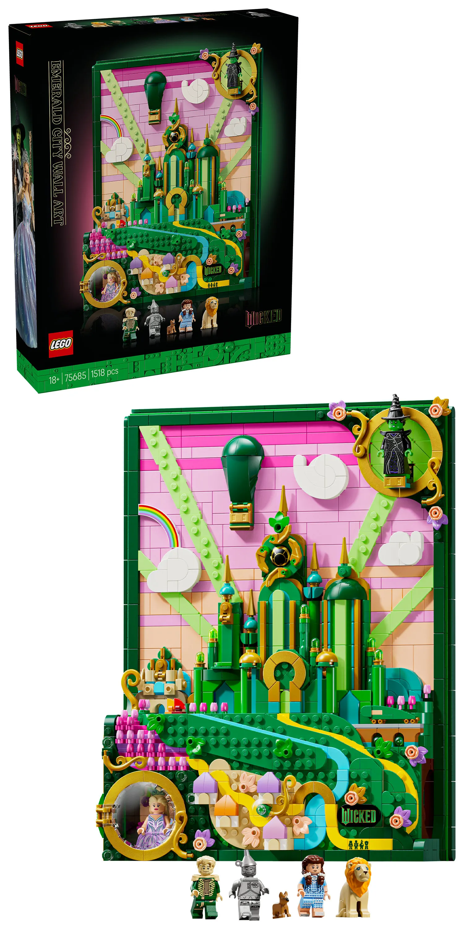 LEGO Wicked Emerald City v&auml;ggkonst 75685