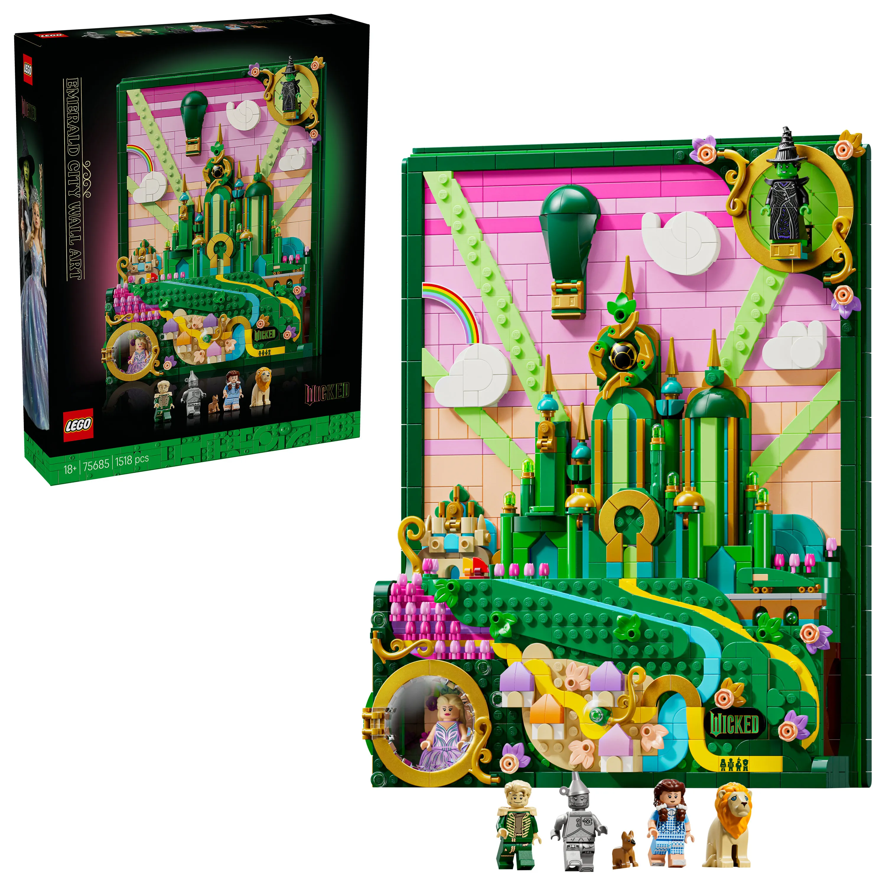 LEGO Wicked Emerald City v&auml;ggkonst 75685