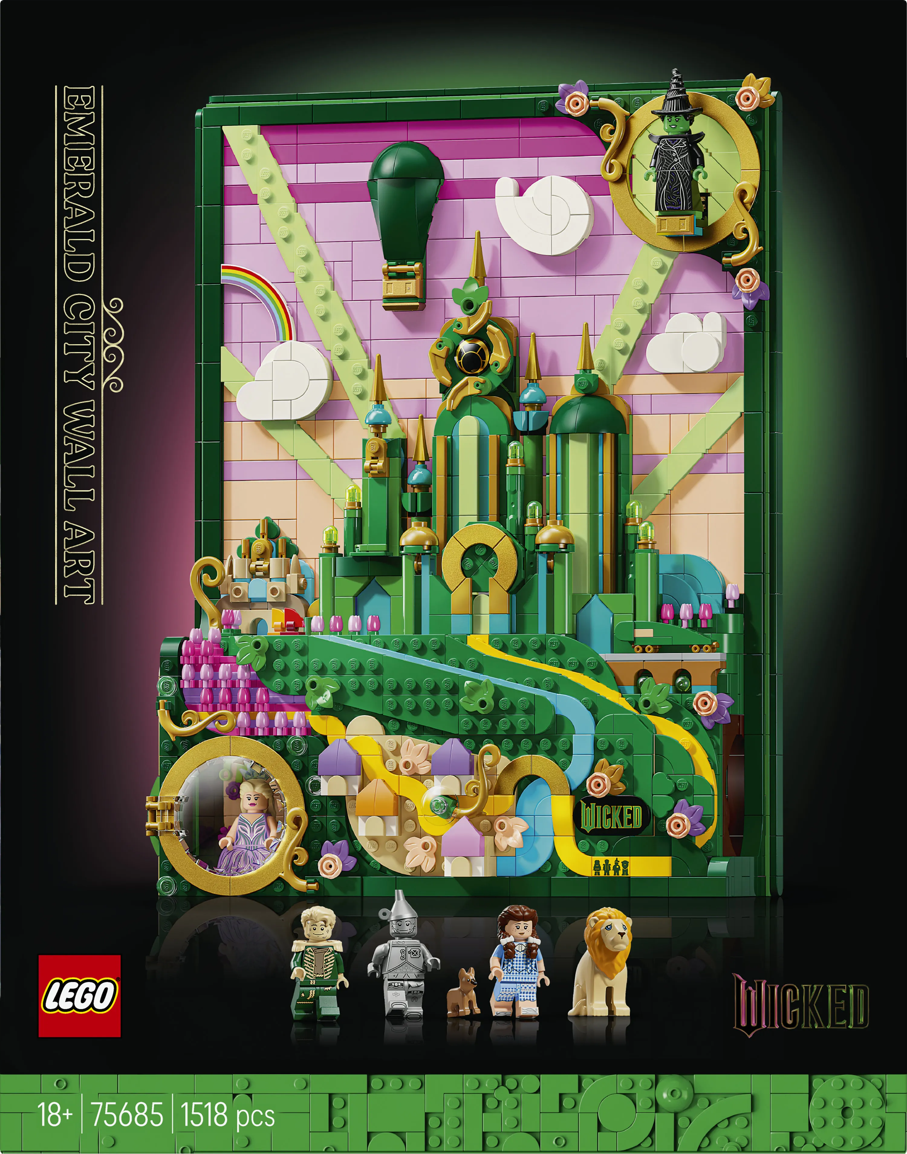 LEGO Wicked Emerald City v&auml;ggkonst 75685