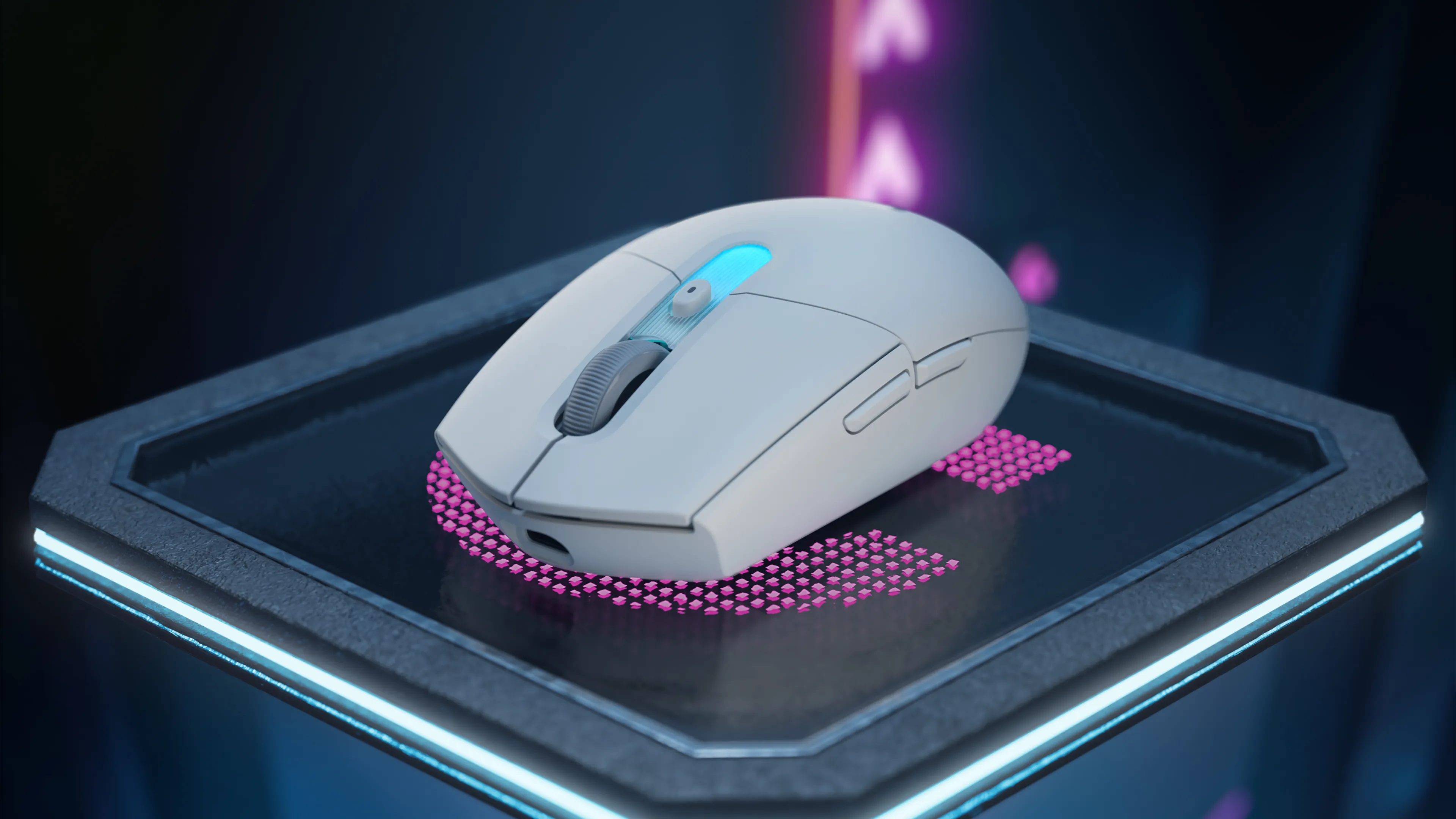 Logitech G305 X Superlight tr&aring;dl&ouml;s gamingmus, vit