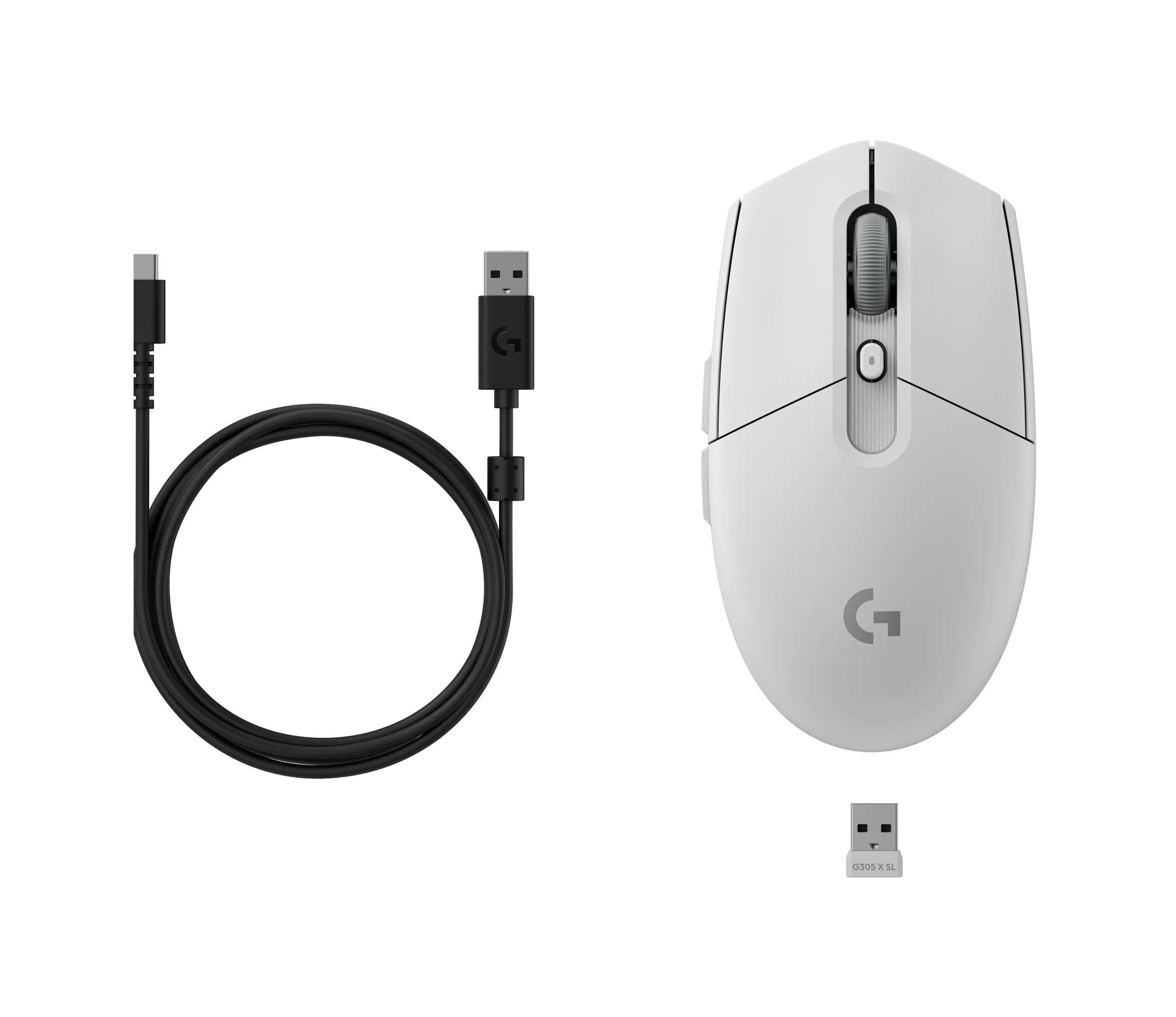Logitech G305 X Superlight Wireless Gaming Mouse, White