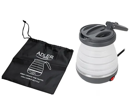 Adler AD 1279 kettle, 0.6L, 750W, Black/White