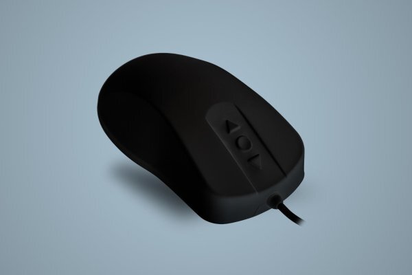 Cherry Active Key MedicalMouse AK-PMH12 trådbunden mus, svart