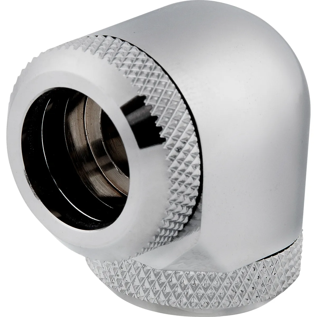 Corsair Fitting (hard tube),XF Hardline 2-pack (90&deg; Angled 14mm OD compression_ chrome)