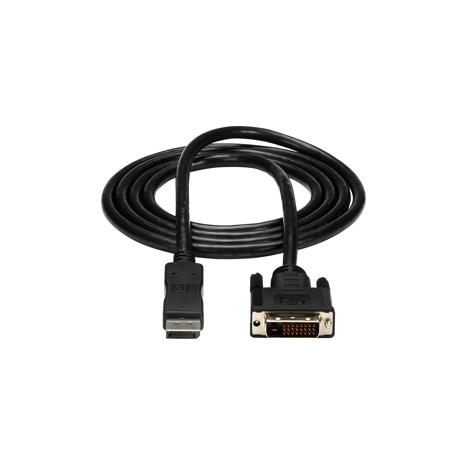 StarTech DisplayPort to DVI Cable - adapter, 1.8m, Black