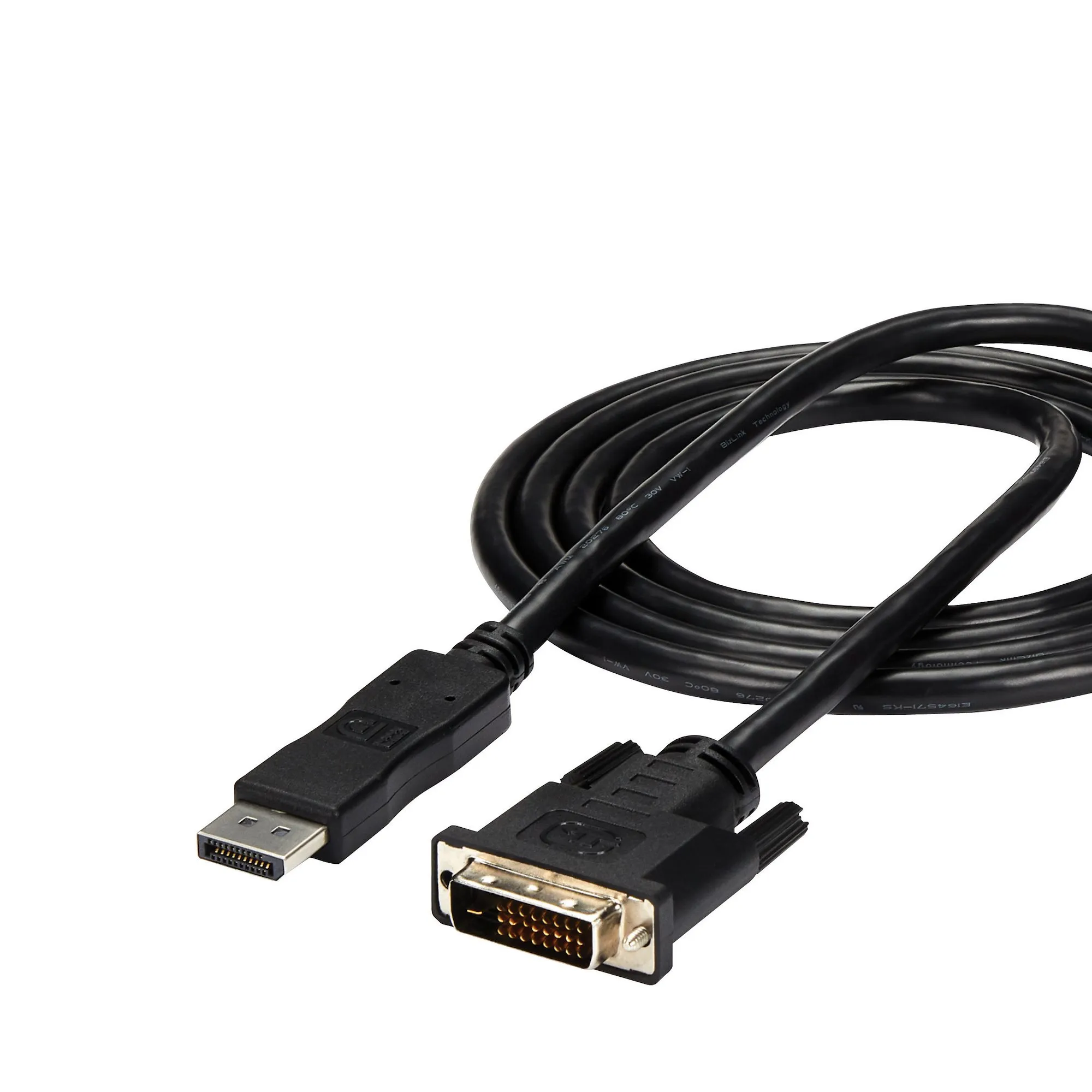 StarTech DisplayPort to DVI Cable - adapter, 1.8m, Black