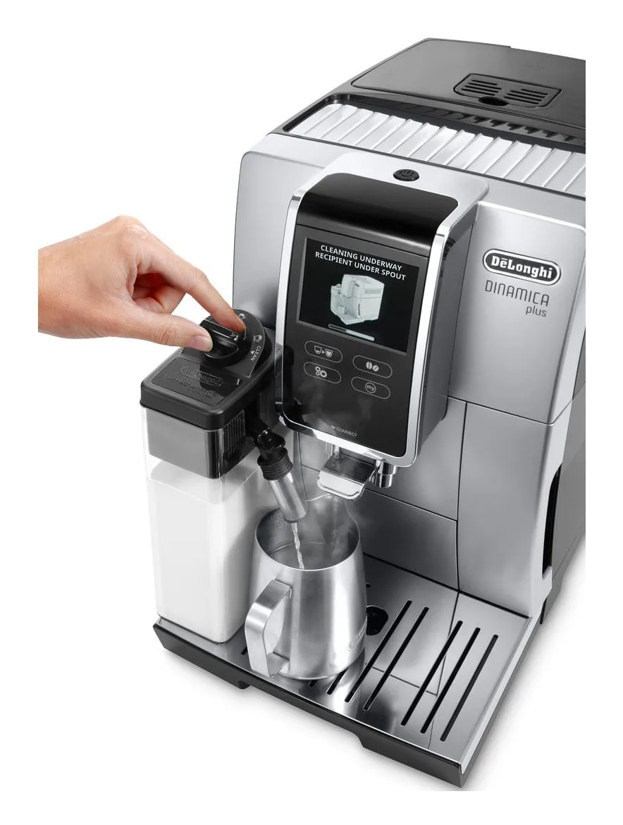 Delonghi ECAM 370.85.SB Dinamica + - espresso machine, Black, Silver