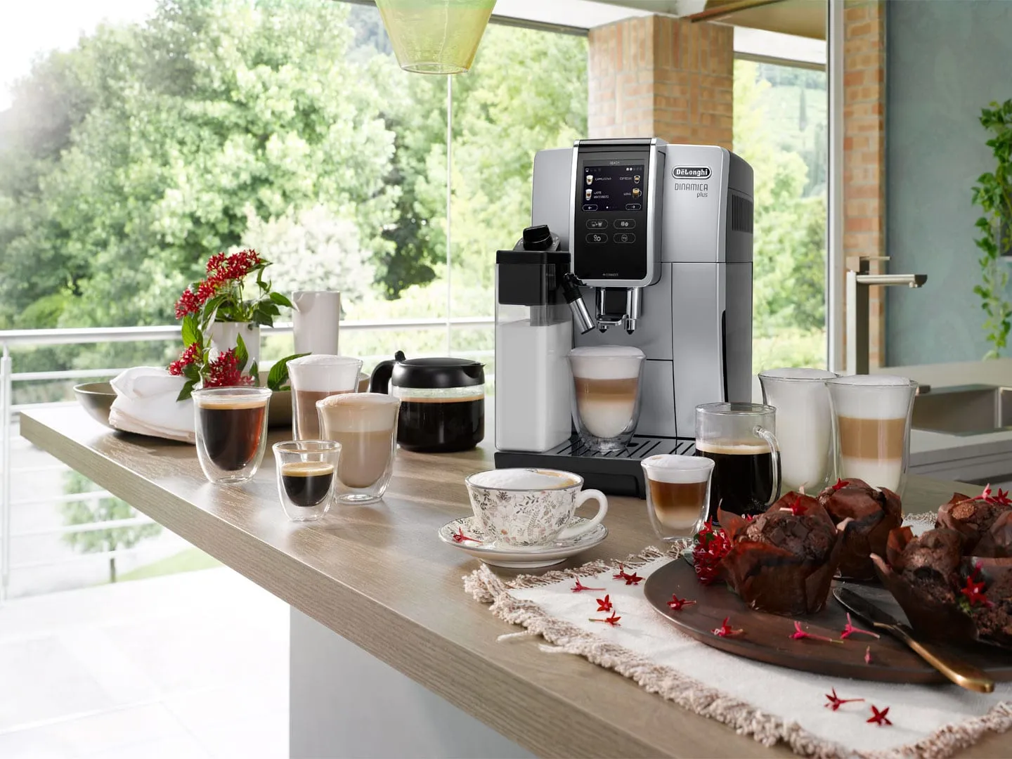 Delonghi ECAM 370.85.SB Dinamica + - espresso machine, Black, Silver