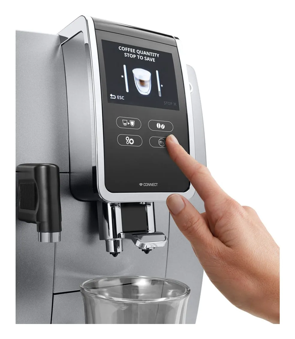 Delonghi ECAM 370.85.SB Dinamica + - espresso machine, Black, Silver