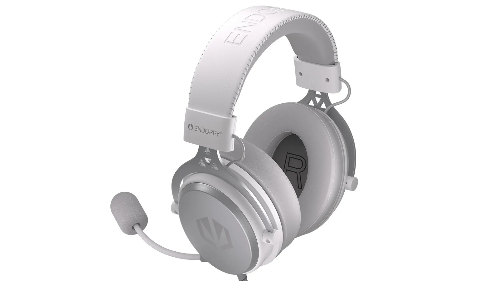 Endorfy VIRO Plus USB - spelheadset, vit