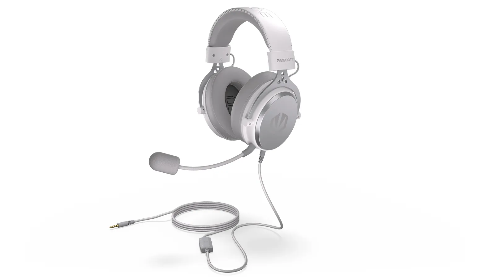 Endorfy VIRO Plus USB - gaming headset, onyx white