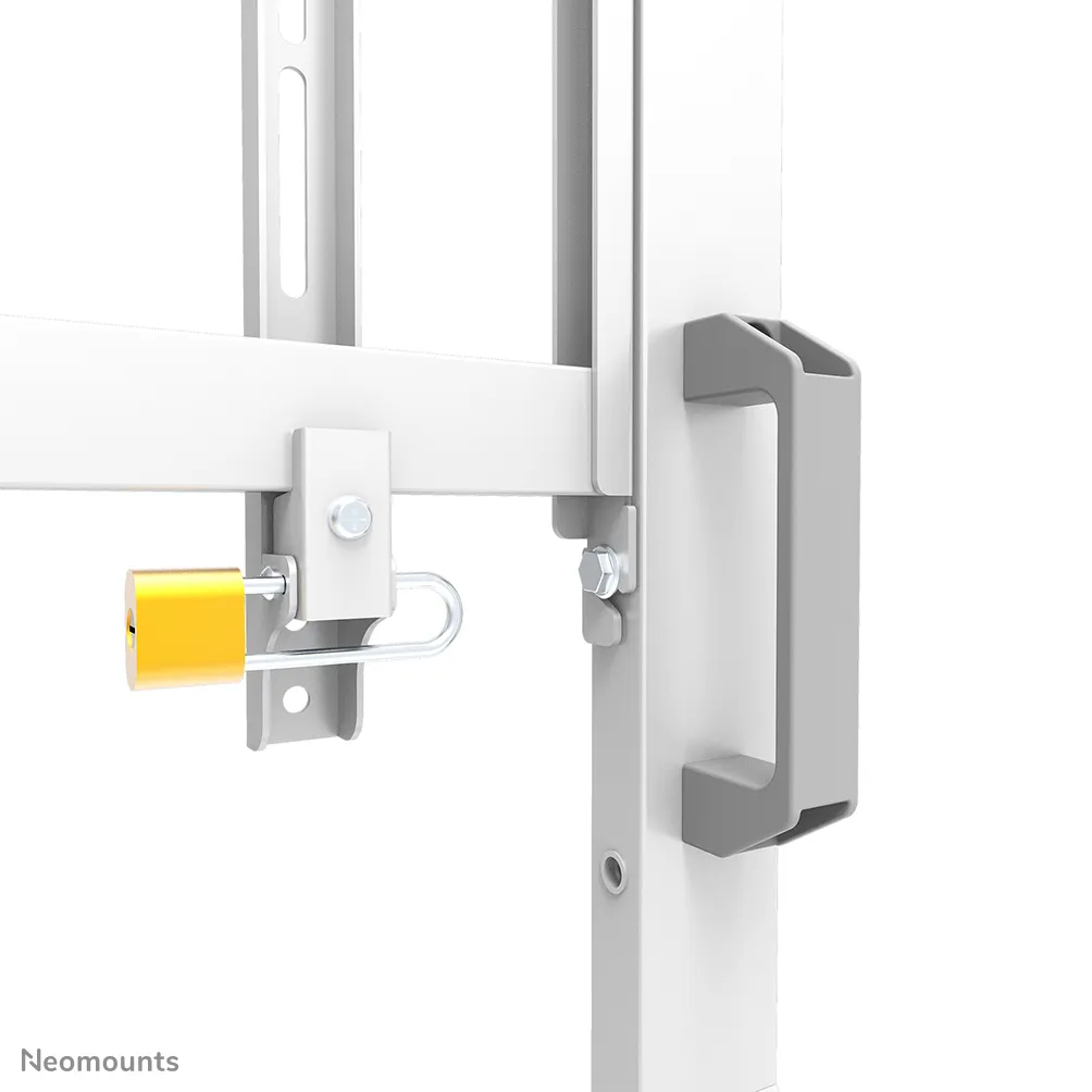 Neomounts MOVE Go XL FL50-575WH1 Mobile Floor Stand 65-115" Height Adjustable White
