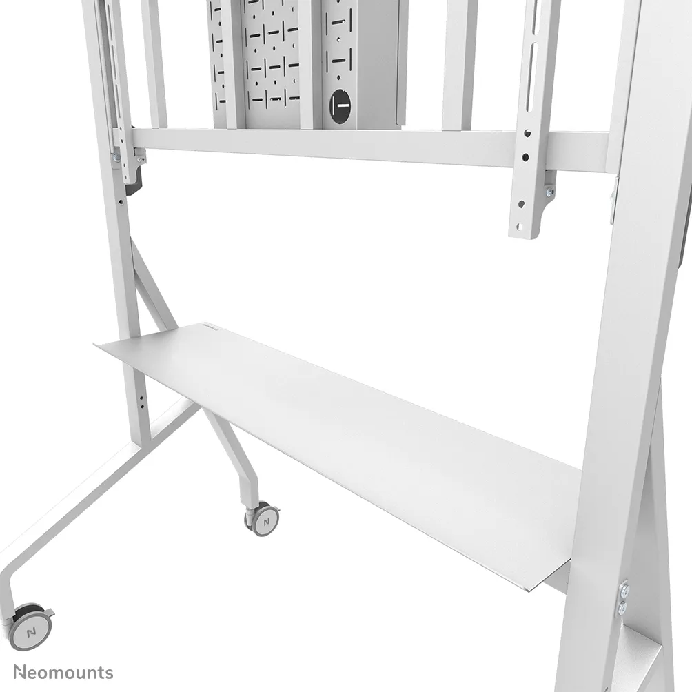 Neomounts MOVE Go XL FL50-575WH1 Mobile Floor Stand 65-115" Height Adjustable White