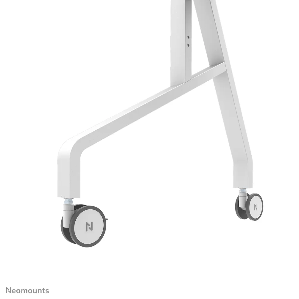 Neomounts MOVE Go XL FL50-575WH1 Mobile Floor Stand 65-115" Height Adjustable White