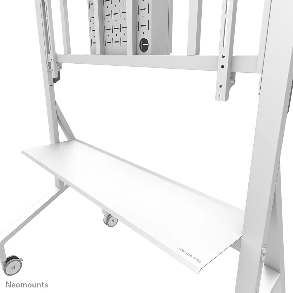 Neomounts MOVE Go XL FL50-575WH1 Mobile Floor Stand 65-115" Height Adjustable White