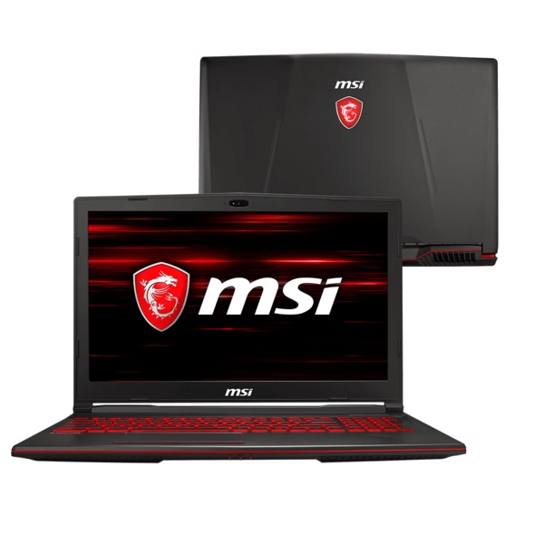 MSI 15.6&quot; GL63 | Intel Core i5-8300H 2.3GHz | 8GB RAM | GeForce GTX 1050 Ti 4GB | Windows 10 -pelikannettava