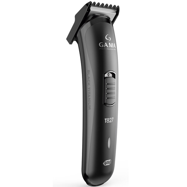 Ga.MA Black Titanium T827 - beard trimmer