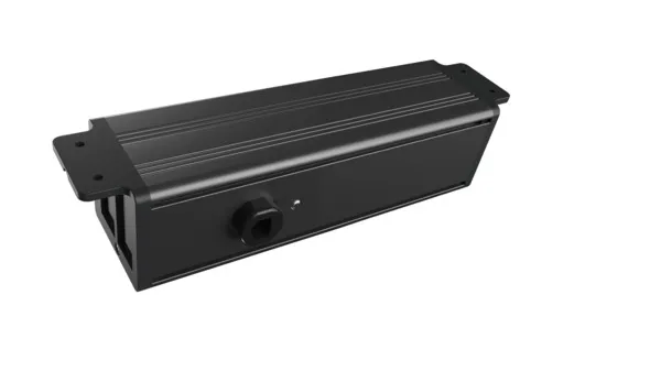 Deltaco Office - Under-desk Outlet angled, 3 outlet, black