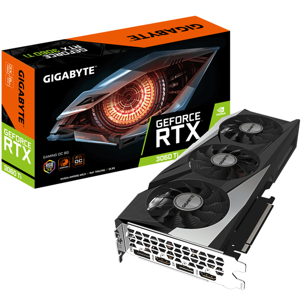 Gigabyte GeForce RTX 3060 Ti Gaming OC V2 8 GB - Grafikkort