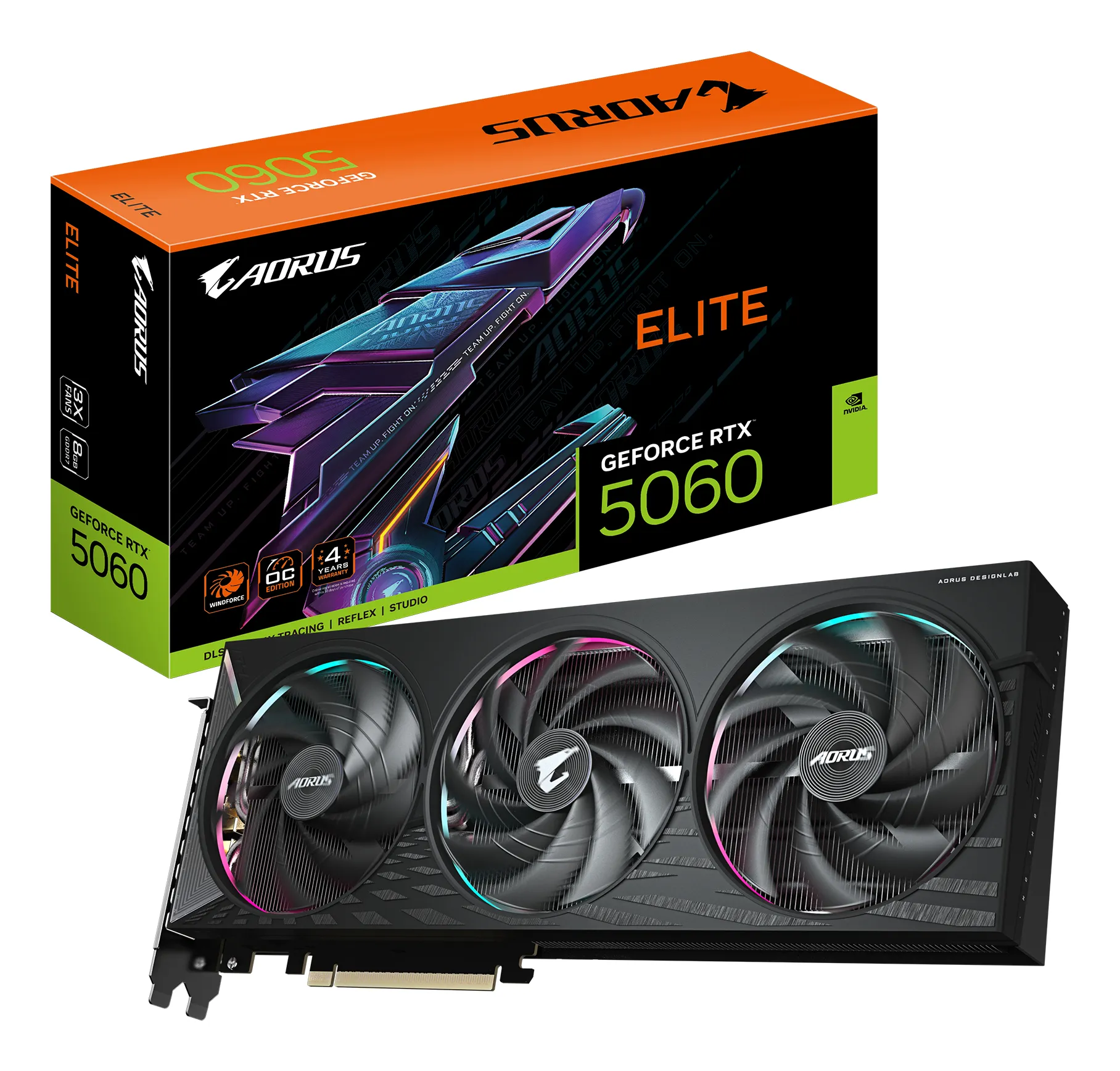 Gigabyte GeForce RTX 5060 Aorus Elite 8G - graphics card