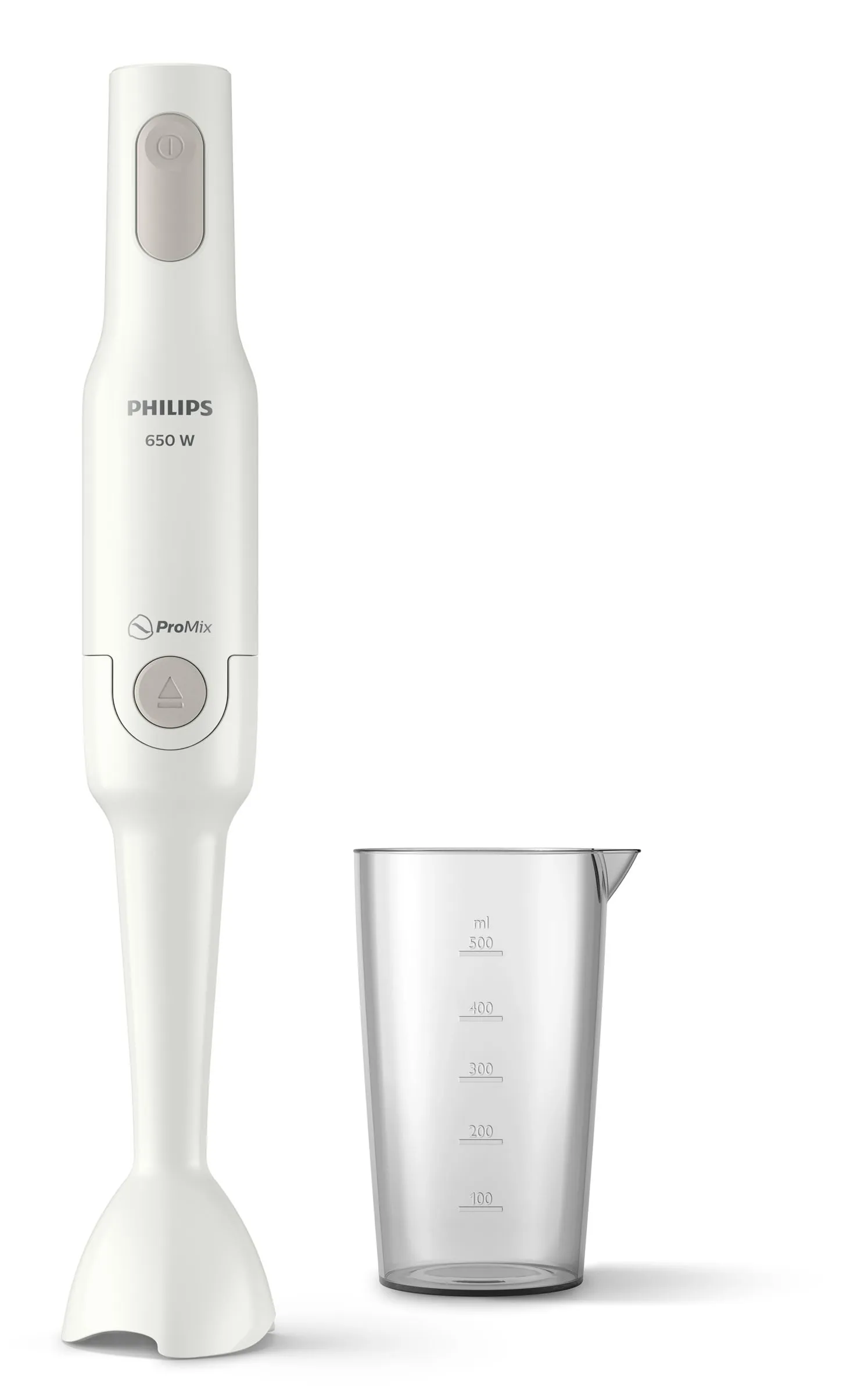 Philips Daily Collection ProMix HR2531/00 650W 0.5L Hand Blender, White