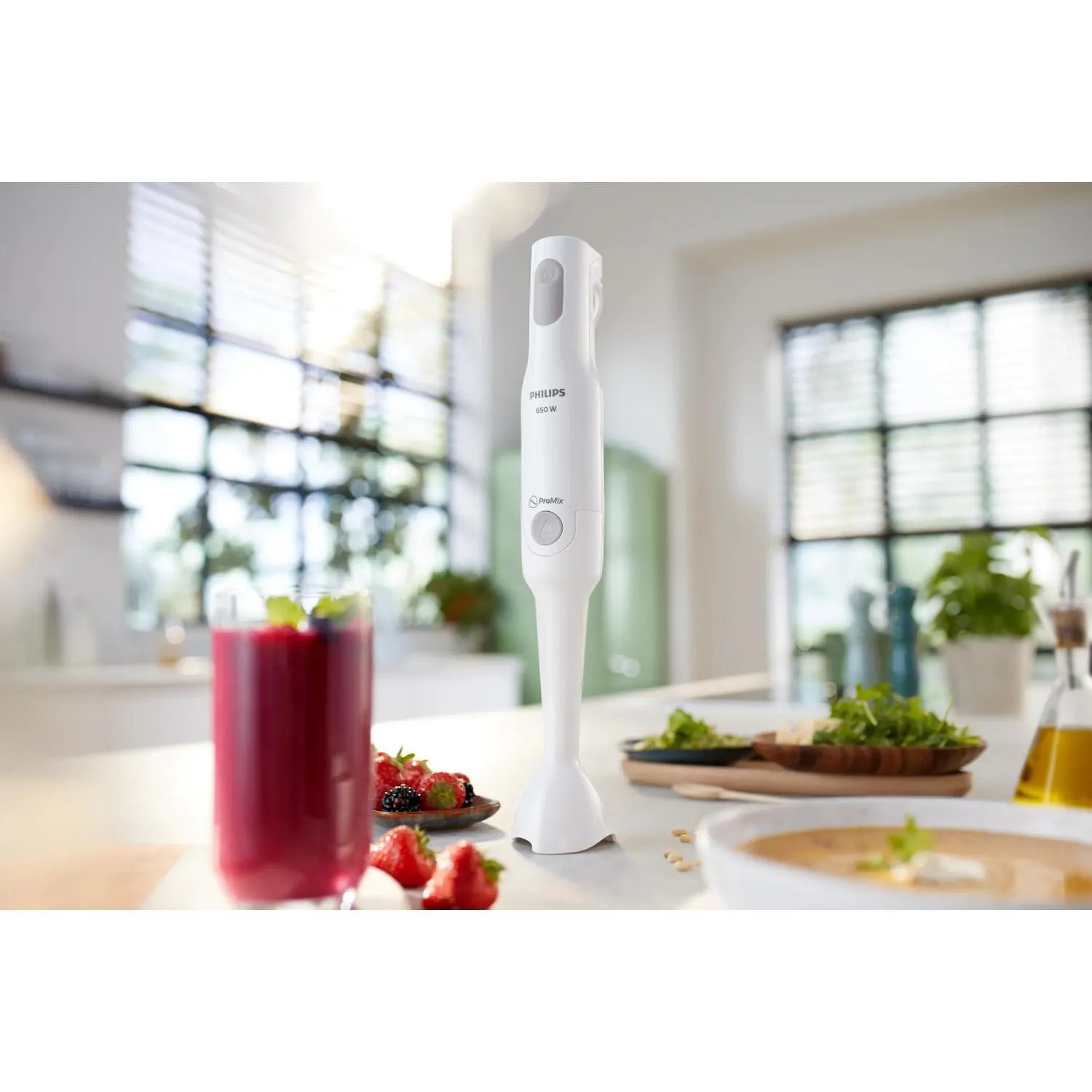 Philips Daily Collection ProMix HR2531/00 650W 0.5L Hand Blender, White