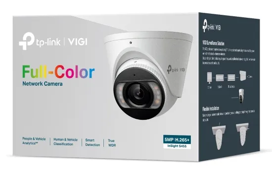 TP-Link VIGI InSight S455 - Valvontakamera, Valkoinen