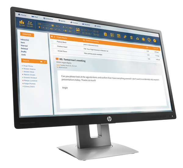 HP 23.8&quot; EliteDisplay E240, Full HD, IPS -n&auml;ytt&ouml;
