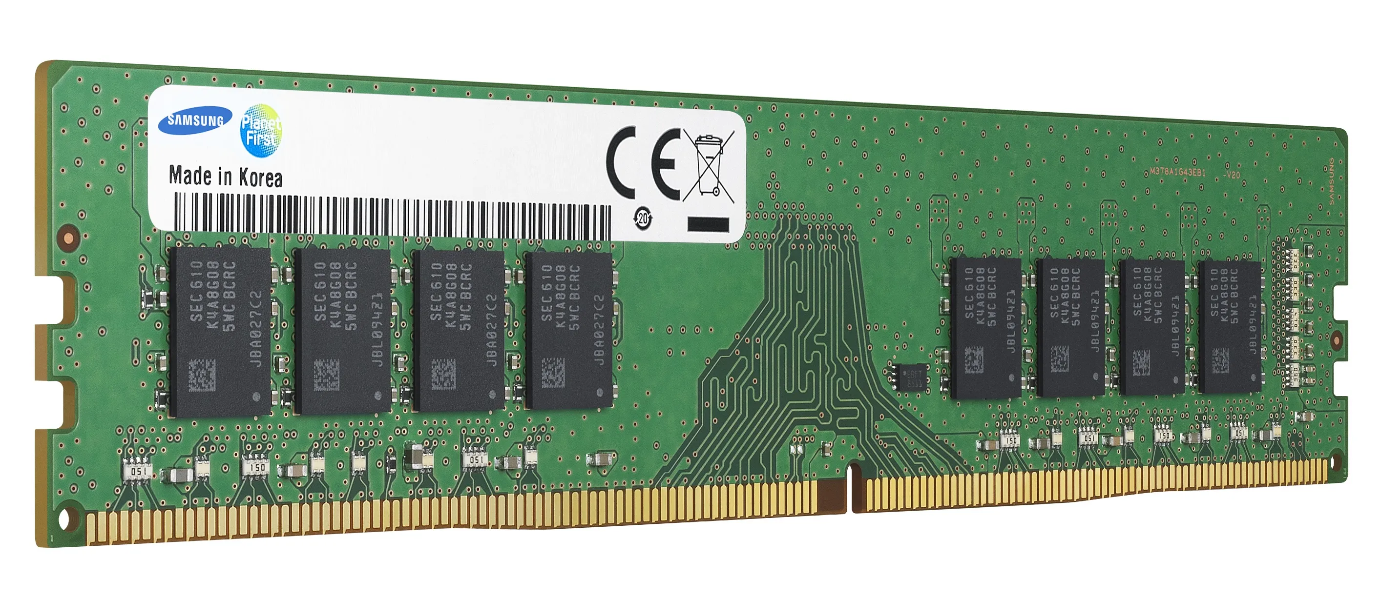 Samsung - DDR4 - moduuli - 32 Gt - DIMM 288 nastaa - 2666 MHz / PC4-21300 - CL19 - 1.2 V - rekisteröity - ECC
