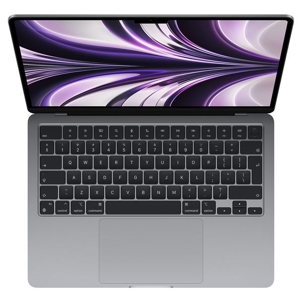 CTO Apple MacBook Air 13&quot;, M2 (8C CPU / 10C GPU), 16GB, 512GB, 35 W, macOS - notebook, Space Grey (FIN/SWE) MLXX3