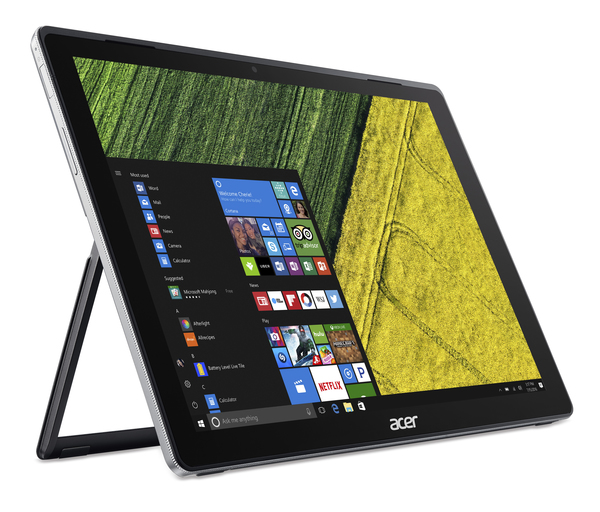 Acer 12" Switch 5, 256 Gt, Win 10 -kannettava, musta