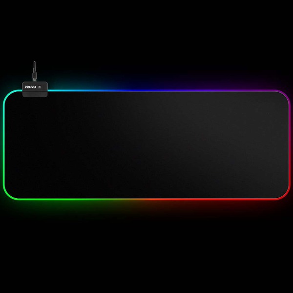 Provo Pro RGB -pelihiirimatto, 350x300 mm, Musta