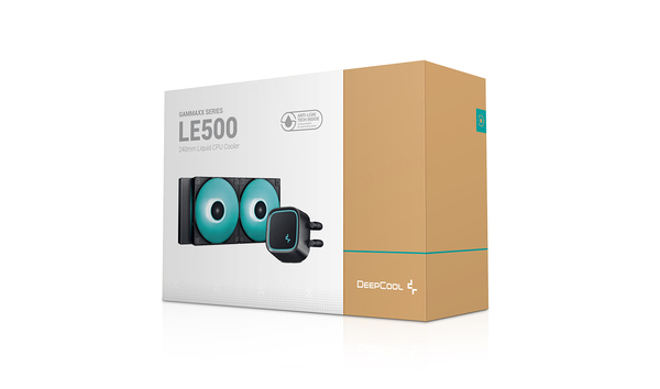 DeepCool LE500 Marrs 240mm -nestej&auml;&auml;hdytin, musta/vihre&auml;