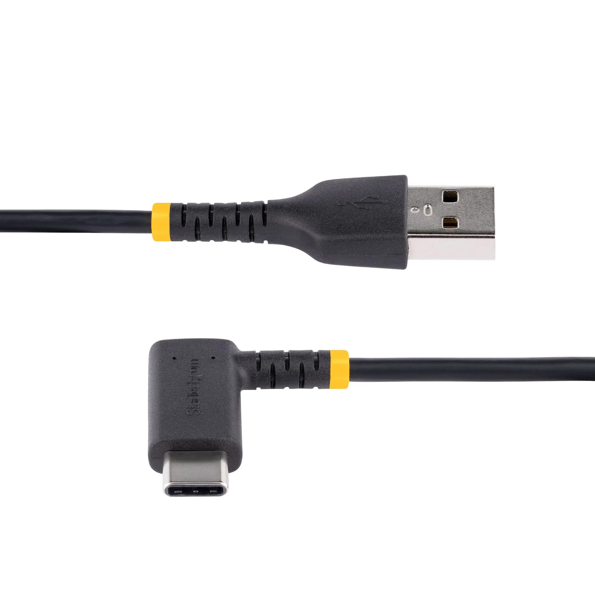 USB-A TO USB-C CHARGING CABLE - 2M RIGHT ANGLE USB-C USBC CABLE