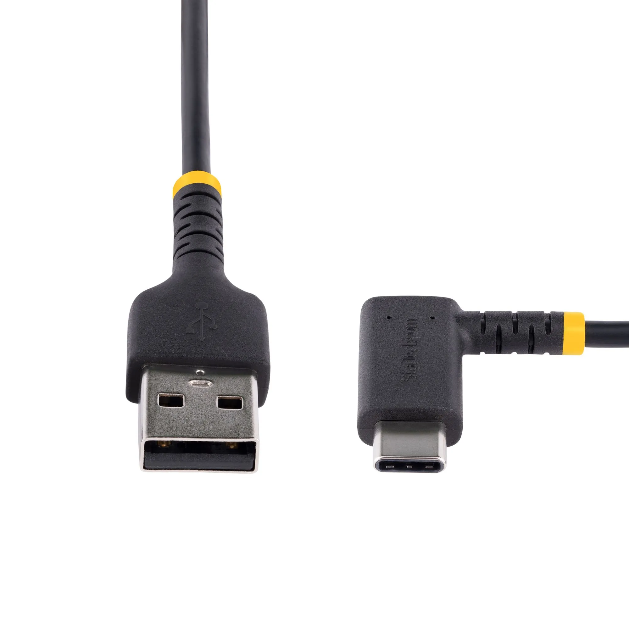 USB-A TO USB-C CHARGING CABLE - 2M RIGHT ANGLE USB-C USBC CABLE