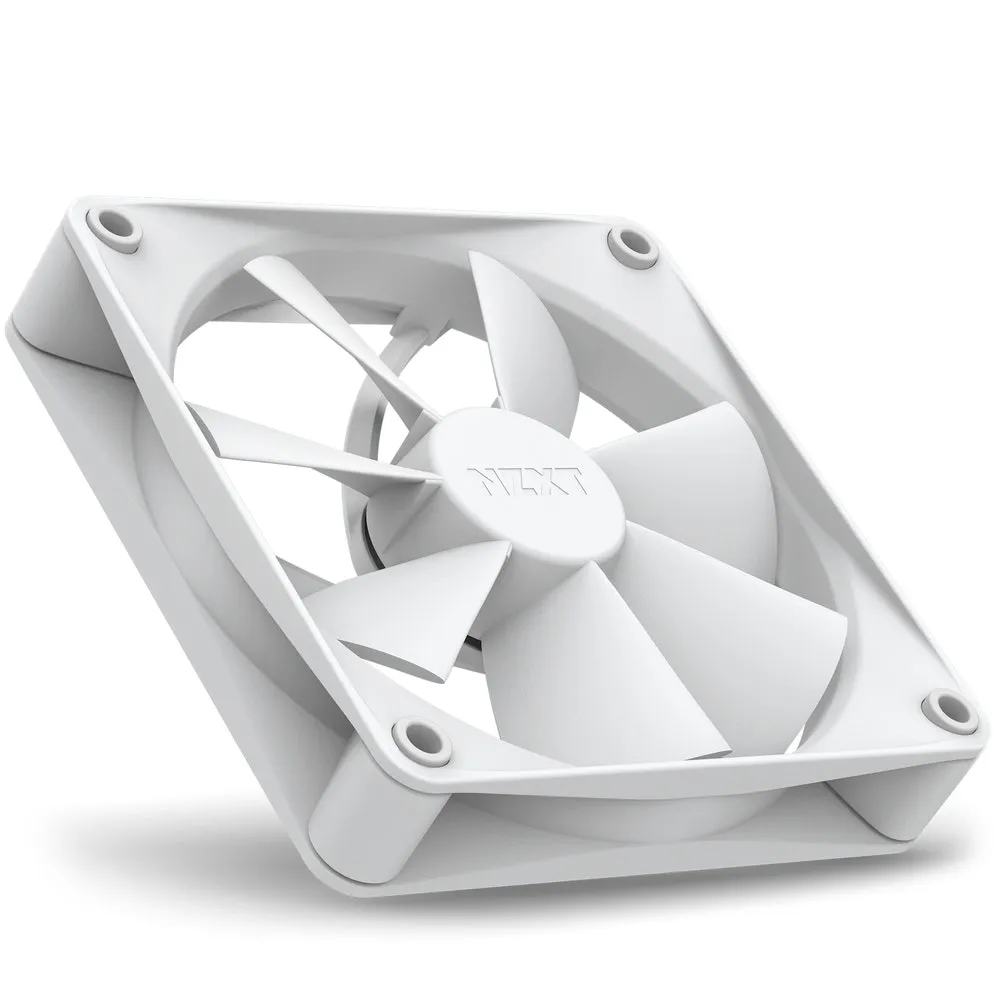 NZXT F120P, 120mm -kotelotuuletin, valkoinen