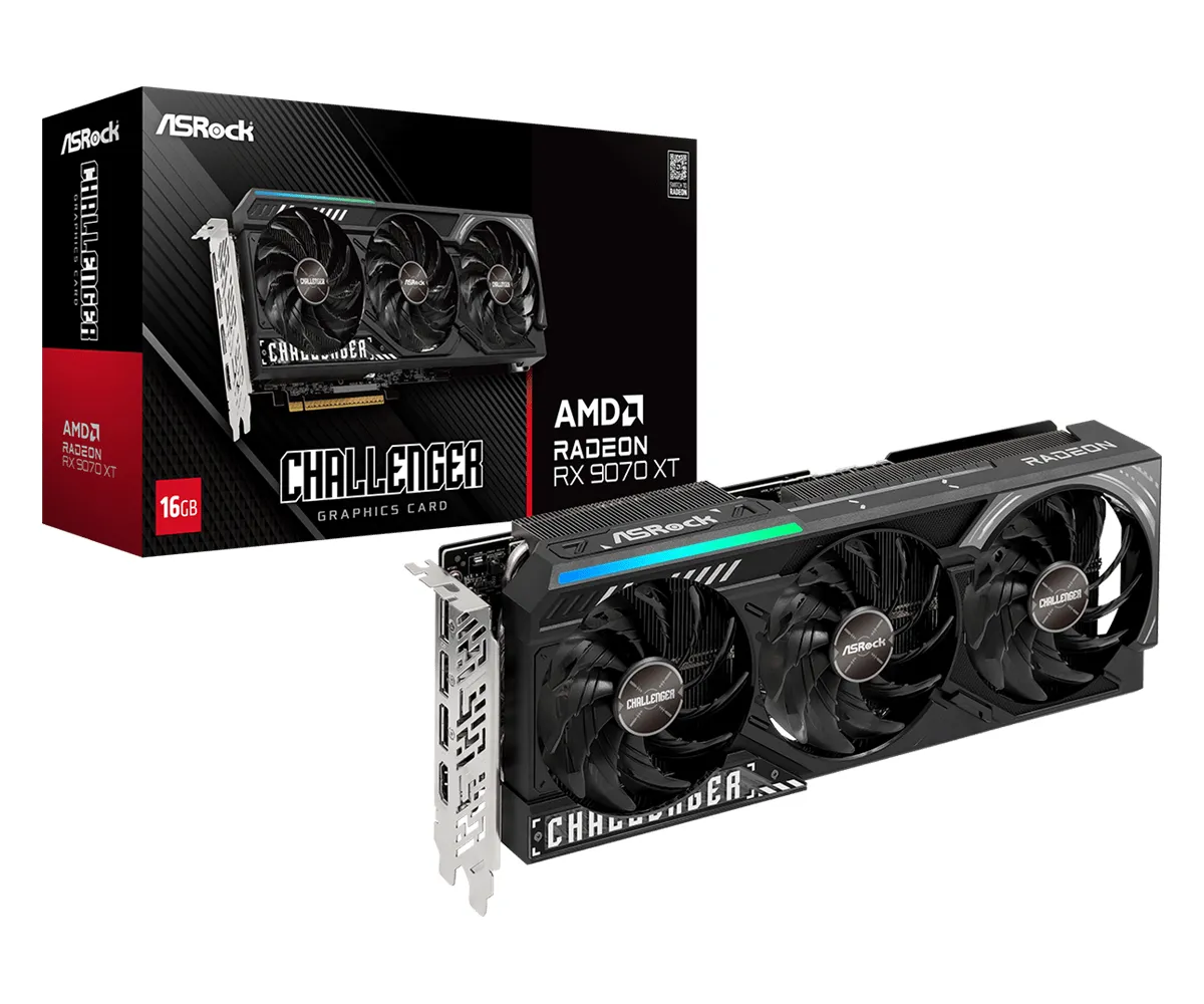ASRock Radeon RX 9070 XT Challenger OC 16 Gt -n&auml;yt&ouml;nohjain + AMD Radeon: Crimson Desert -pelikuponki