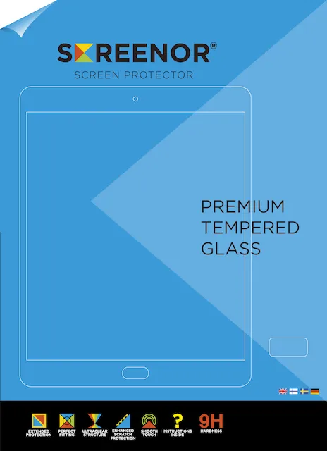 Screenor Tempered, iPad 10.9" (10. sukupolvi) / iPad Air 11" (M2/6. sukupolvi) -panssarilasi