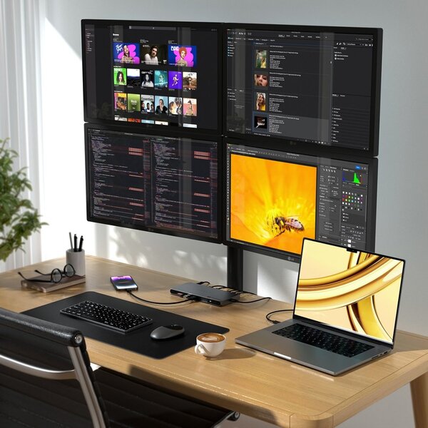 Satechi Thunderbolt 4 Multi-Display -telakointiasema