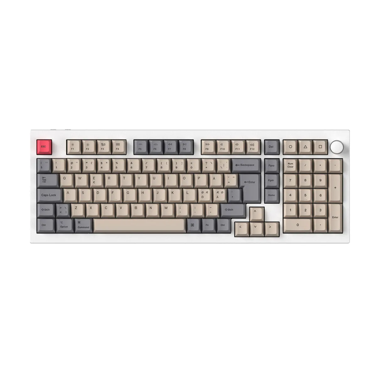 Keychron PBT Full Keycap Set - Carbon Vibe ISO Nordic