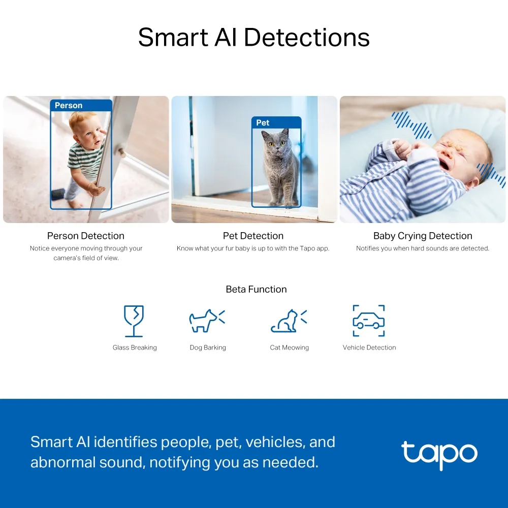 TP-Link Tapo C230 Pan/Tilt AI Home Security Wi-Fi - surveillance camera