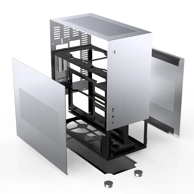 Jonsbo V10 -mini-ITX -kotelo, hopea