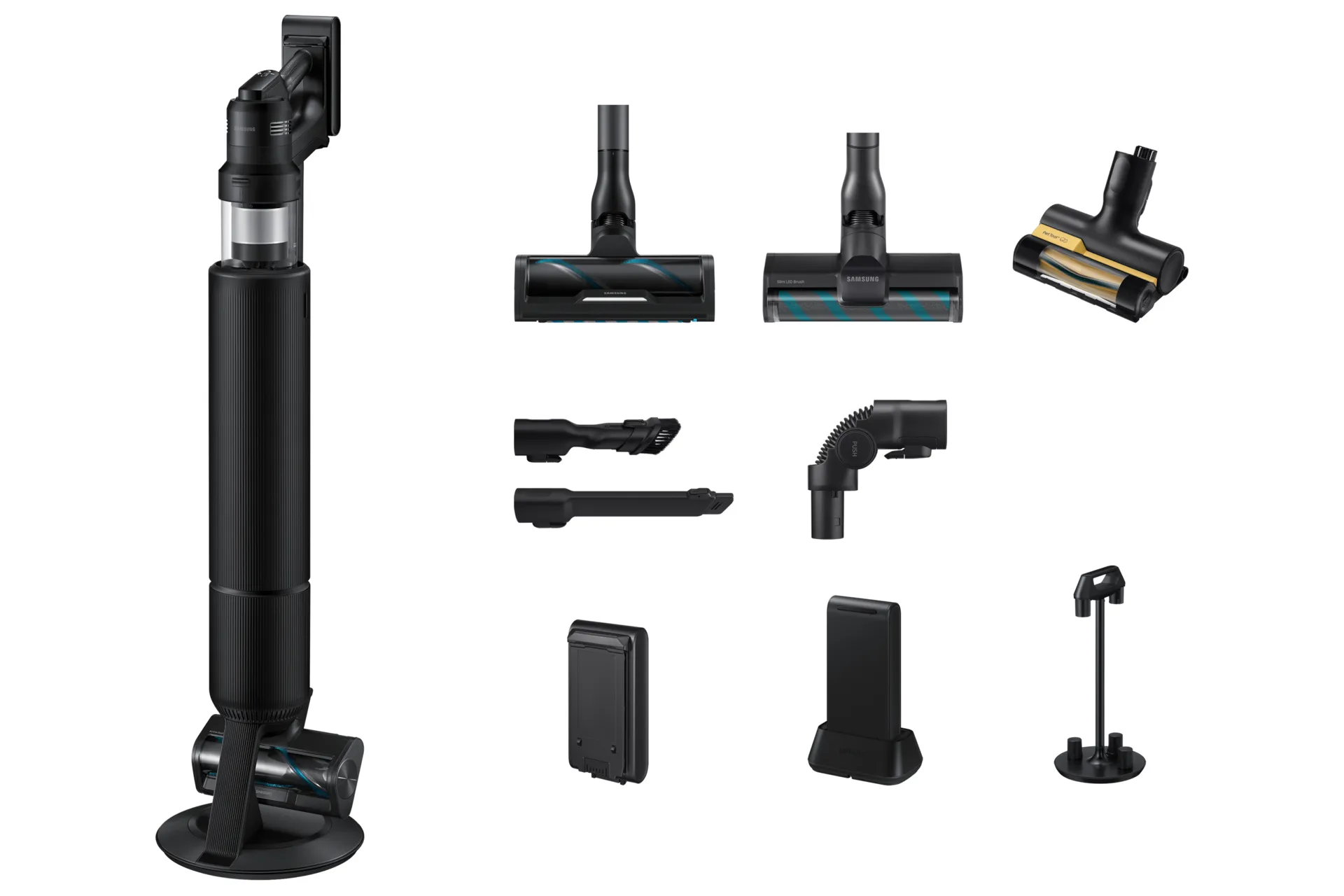 Samsung Bespoke AI Jet Ultra VS90F40DEK/WA Stick vacuum cleaner 0.5 L 1300 W, Black