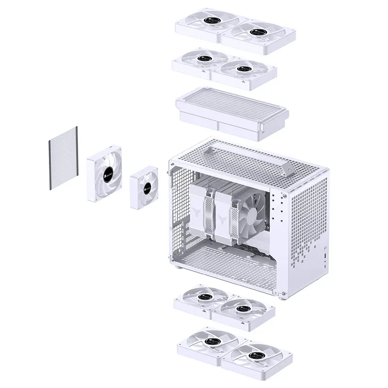 JONSBO Z20 Mini-Tower Case with window, White